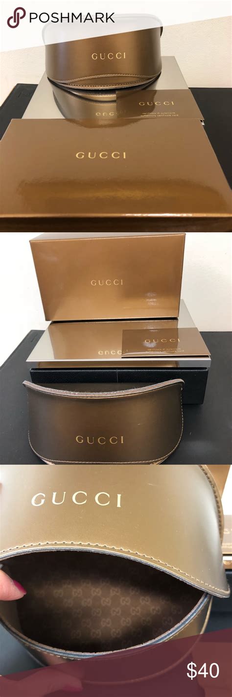 gucci 018 1619 glasses case|Gucci sunglass cases for sale.